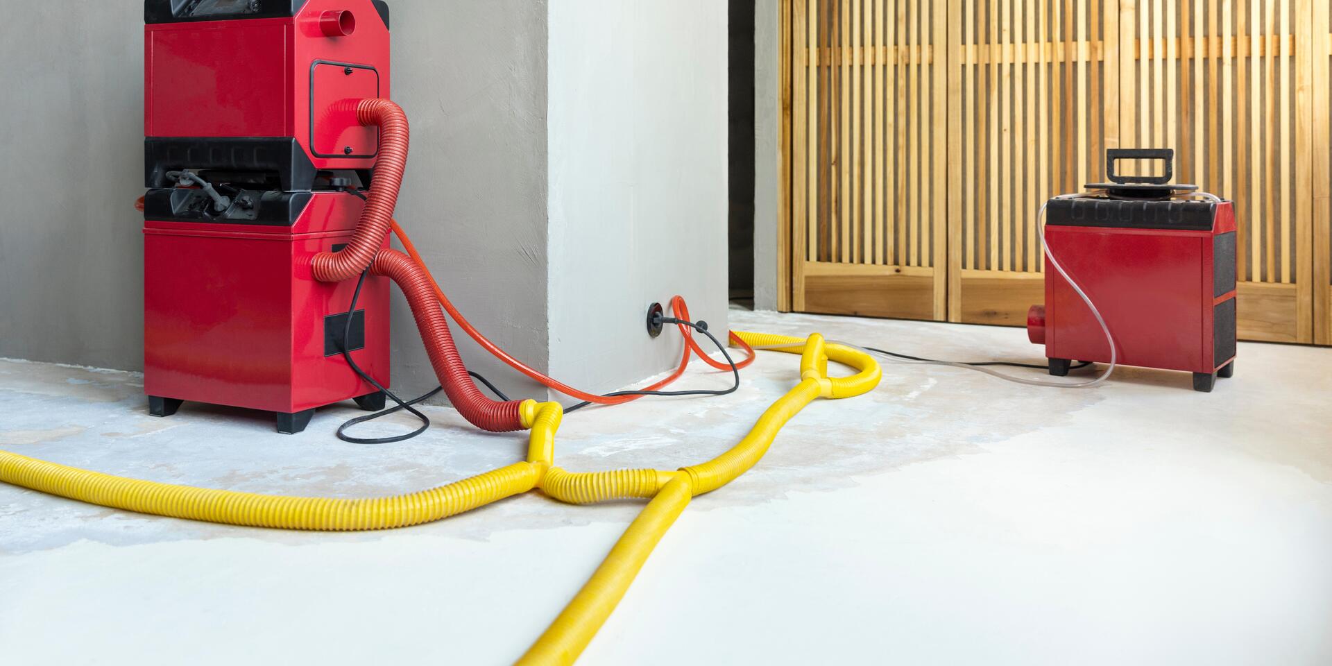 Bautrocknung nach Wasserschaden