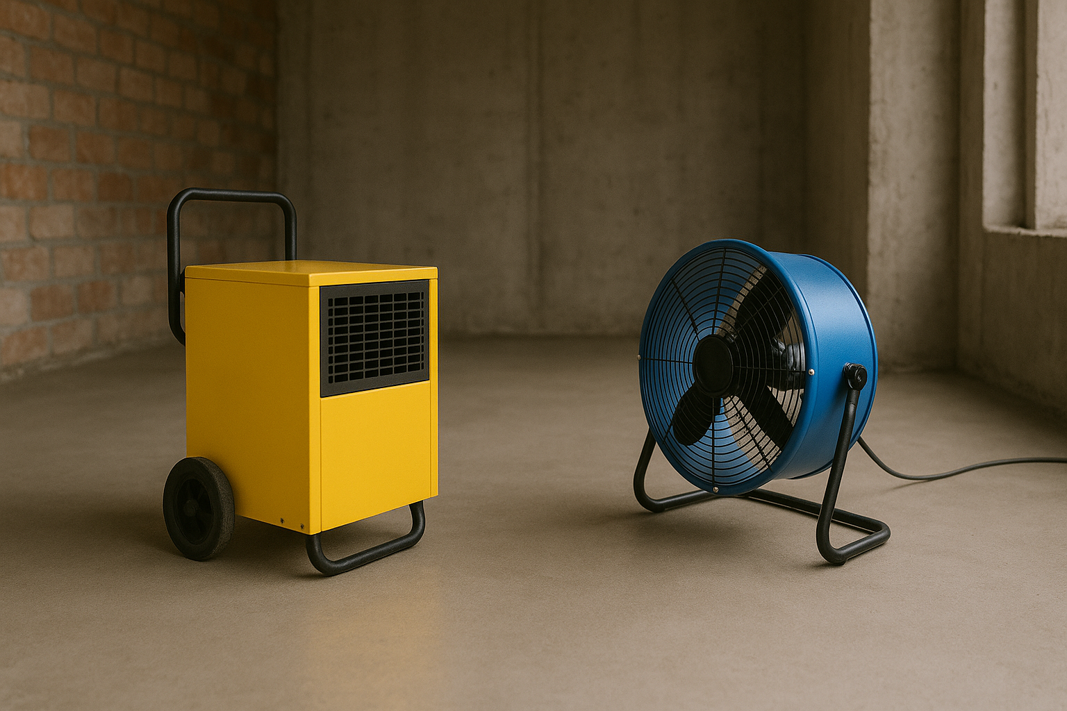 Estrichtrocknung und Bautrocknung